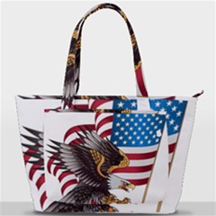 American-eagle- Clip-art Back Pocket Shoulder Bag  by Jancukart