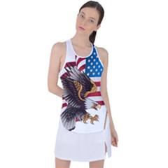 American-eagle- Clip-art Racer Back Mesh Tank Top by Jancukart