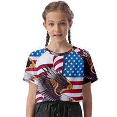 American-eagle- Clip-art Kids  Basic Tee by Jancukart