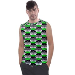 Hackers Town Void Mantis Hexagon Agender Agender Info Pride Flag Men s Regular Tank Top by WetdryvacsLair