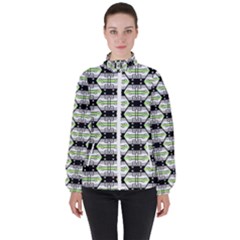 Hackers Town Void Mantis Hexagon Agender Pride Flag Women s High Neck Windbreaker by WetdryvacsLair