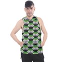 Hackers Town Void Mantis Hexagon Aromantic Pride Flag Men s Sleeveless Hoodie View1