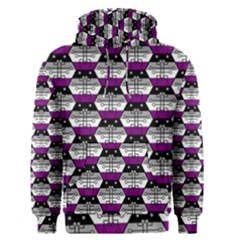 Hackers Town Void Mantis Hexagon Asexual Ace Pride Flag Men s Core Hoodie by WetdryvacsLair