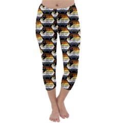 Hackers Town Void Mantis Hexagon Bear Pride Flag Capri Winter Leggings  by WetdryvacsLair