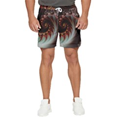 Digital-fractal-fractals-fantasy Men s Runner Shorts by Jancukart