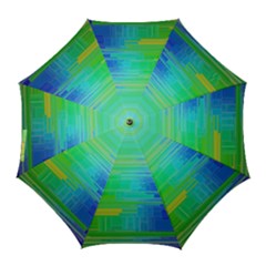 Colors-rainbow-chakras-style Golf Umbrellas by Jancukart