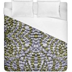 Acid Green Repeats I Duvet Cover (king Size) by kaleidomarblingart