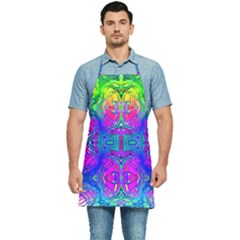 Liquid Rainbows Kitchen Apron by Thespacecampers