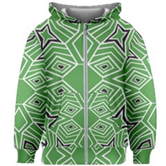 Abstract Pattern Geometric Backgrounds  Kids  Zipper Hoodie Without Drawstring by Eskimos