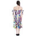 City-street-car-road-architecture Shoulder Tie Bardot Midi Dress View2