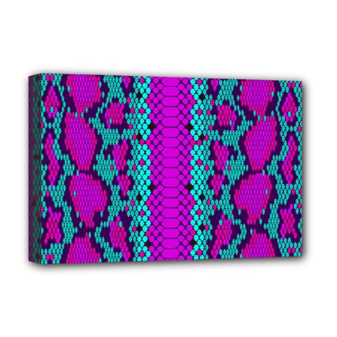 Snake Print Cbdoilprincess Deluxe Canvas 18  X 12  (stretched) by CBDOilPrincess1