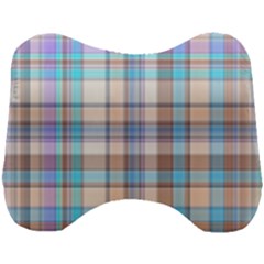 Plaid Head Support Cushion by nate14shop