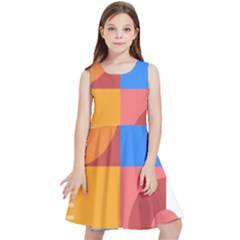 Geometric Series  Kids  Skater Dress by Sobalvarro