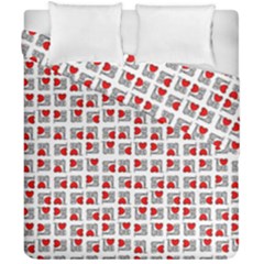 Spanish Love Phrase Motif Pattern Duvet Cover Double Side (california King Size) by dflcprintsclothing