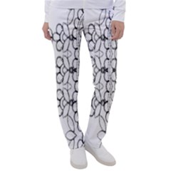 Im Fourth Dimension Black White 7 Women s Casual Pants by imanmulyana