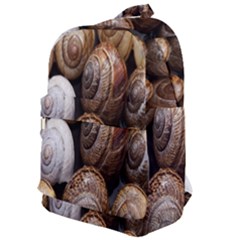 Snail Shells Pattern Arianta Arbustorum Classic Backpack by artworkshop