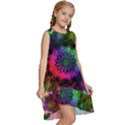 Pride Mandala Kids  Frill Swing Dress View3