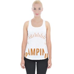 I Love Camping Piece Up Tank Top by PFashionArt