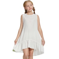 Tropical Love Kids  Frill Swing Dress by designsbymallika