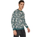 tropical polka plants 6 Men s Fleece Sweatshirt View3