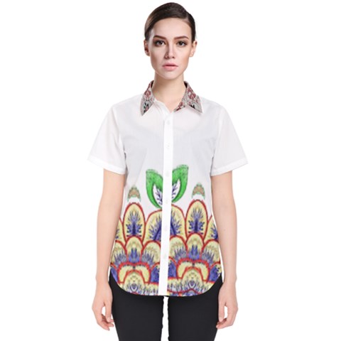 Im Fourth Dimension Colour 6 Women s Short Sleeve Shirt by imanmulyana