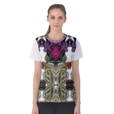 Im Fourth Dimension Colour 11 Women s Cotton Tee by imanmulyana