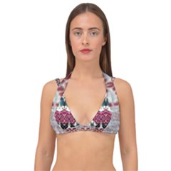 Im Fourth Dimension Colour 14 Double Strap Halter Bikini Top by imanmulyana