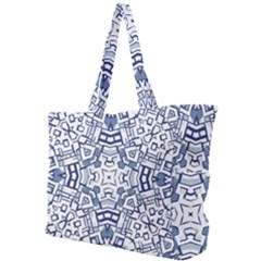 Blue-design Simple Shoulder Bag by nateshop