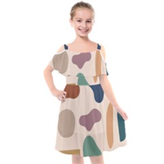 Element Kids  Cut Out Shoulders Chiffon Dress by nateshop