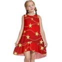 Background Christmas Decoration Holiday Xmas Shiny Kids  Frill Swing Dress View1