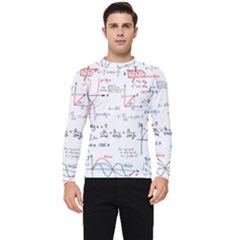 Math Formula Pattern Men s Long Sleeve Rash Guard by Sapixe