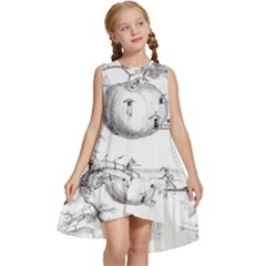 Vectors Fantasy Fairy Tale Sketch Kids  Frill Swing Dress by Sapixe