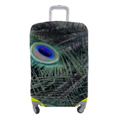 Plumage Peacock Feather Colorful Luggage Cover (small) by Sapixe