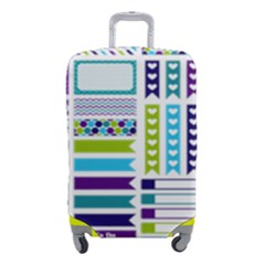 Peacock Pattern Luggage Cover (small) by Sapixe