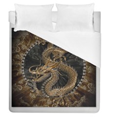 Dragon Pentagram Duvet Cover (queen Size) by Sapixe