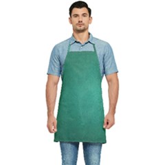 Background-green Kitchen Apron by nateshop