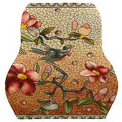 Flower Cubism Mosaic Vintage Car Seat Back Cushion  by Sapixe