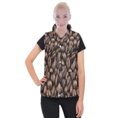 Black Coffe Women s Button Up Vest by nateshop