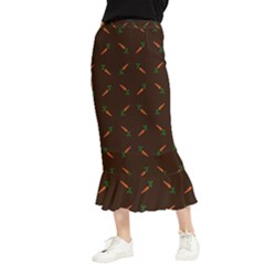 Carrots Maxi Fishtail Chiffon Skirt by nateshop