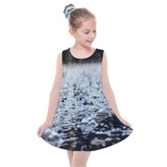  Rain Drops Water Liquid  Kids  Summer Dress by artworkshop