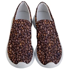 Coffee Beans Food Texture Women s Lightweight Slip Ons by artworkshop