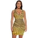 Chain Link Fence  Draped Bodycon Dress View1