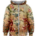 Flower Cubism Mosaic Vintage Kids  Zipper Hoodie Without Drawstring View1