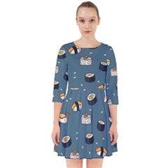 Sushi Pattern Smock Dress by Jancukart