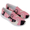 Cat Pattern Backgroundpet Men s Lightweight Slip Ons View3