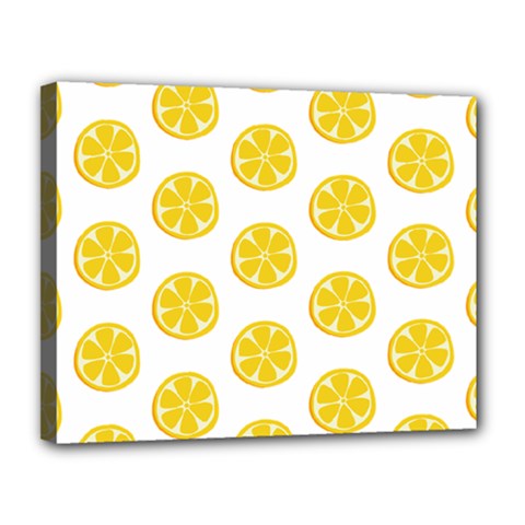 Fruit Food Juicy Organic Yellow Canvas 14  X 11  (stretched) by Wegoenart