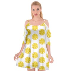 Fruit Food Juicy Organic Yellow Cutout Spaghetti Strap Chiffon Dress by Wegoenart