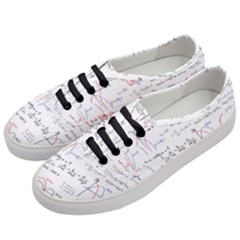 Math Formula Pattern Women s Classic Low Top Sneakers by Wegoenart