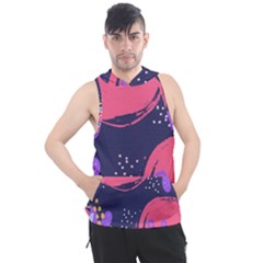 Illustration Abstract Background Shape Men s Sleeveless Hoodie by Wegoenart