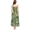 Green Leaves Camouflage Pattern Boho Sleeveless Summer Dress View2